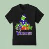 The Grinch And Max Minnesota Vikings Christmas Helmet Items T Shirt