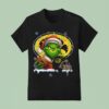 The Grinch X Ball And Helmet Iowa Hawkeyes Merry Christmas T Shirt
