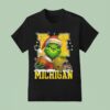 The Grinch X Ball And Helmet Michigan Wolverines Merry Christmas T Shirt