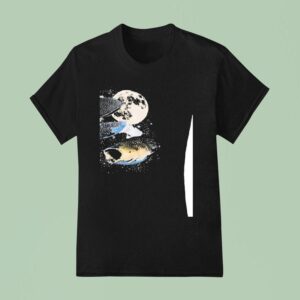 Three Whale Shark Moonligh T Shirt