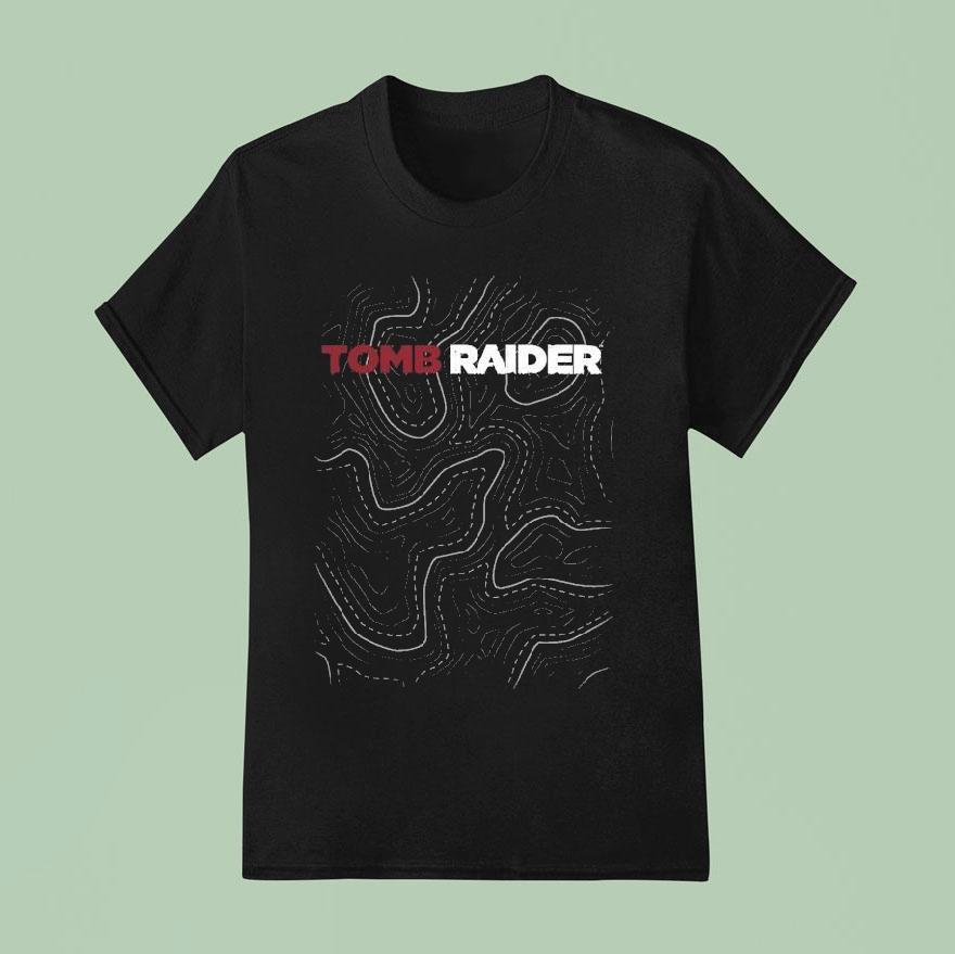 Tomb Raider Map T Shirt