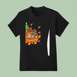 Totoro And Friends Catbus Christmas T Shirt