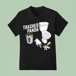 Trashed Panda Funny Drunk Raccoon T Shirt