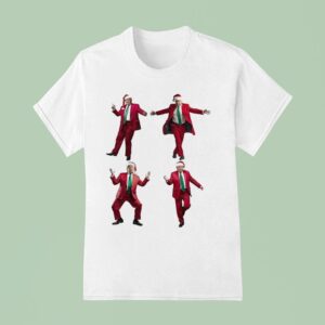 Trump Dancing Holiday Christmas T Shirt