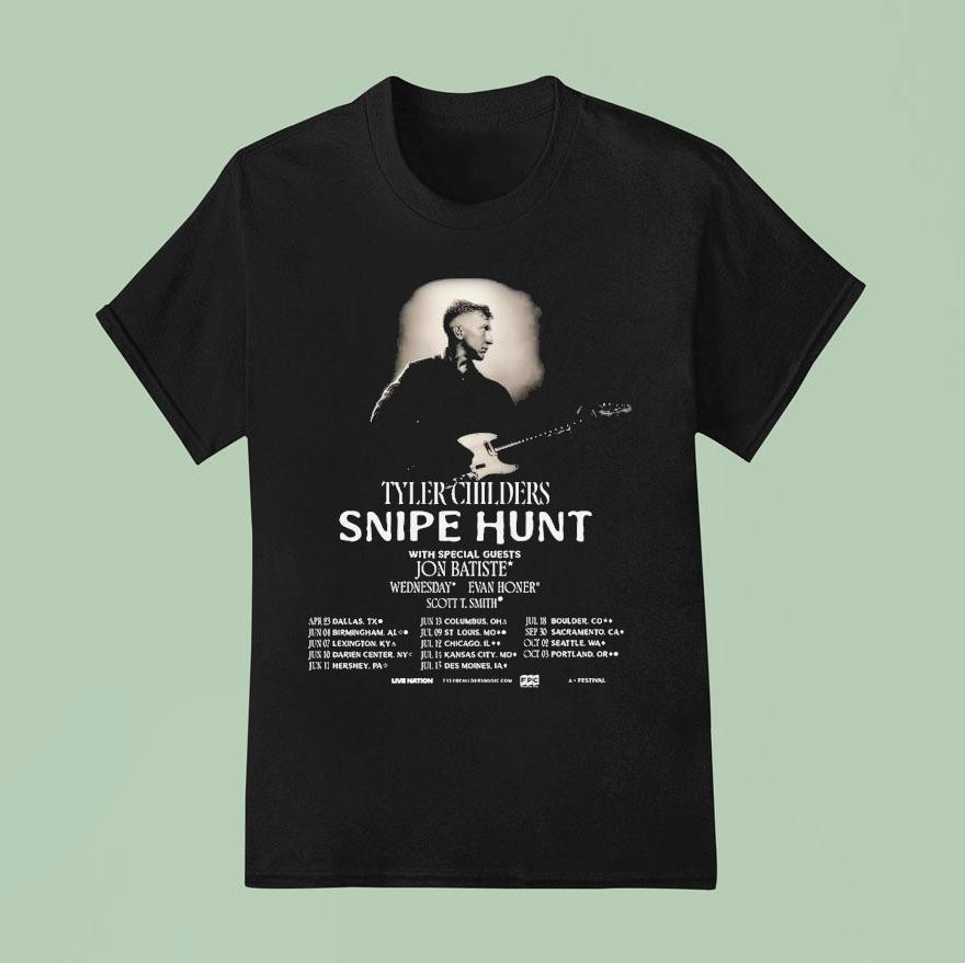 Tyler Childers Snipe Hunt Tour North America Dates T Shirt