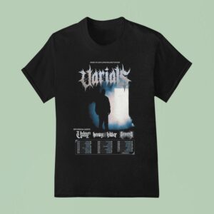 Varials Where The Light Leaves Release Tour T Shirt