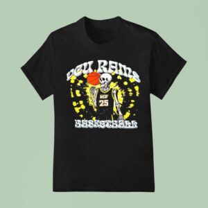 Vcu Rams Basketball With A Skeleton Graphic T Shirt