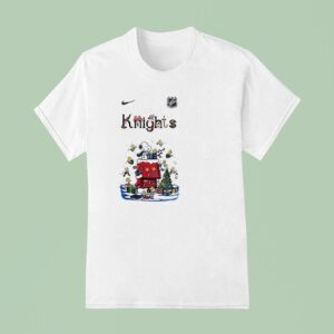 Vegas Golden Knights X Peanuts Snoopy Christmas T Shirt