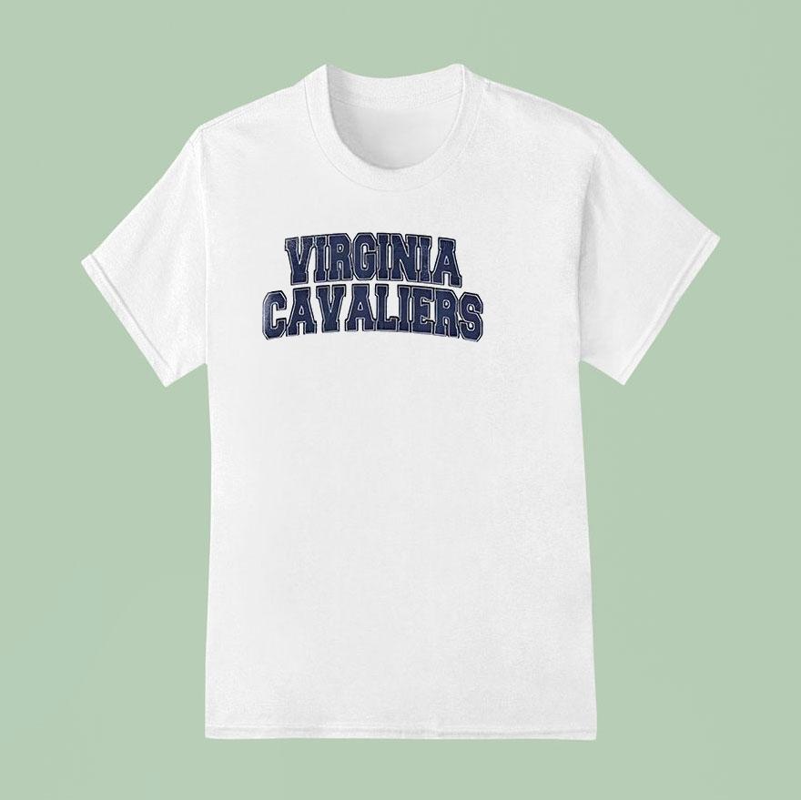 Virginia Cavaliers I Was Born With My Heart On My Sleeve A Fire In My Soul T Shirt