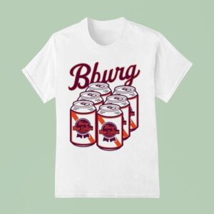 Virginia Tech Hokies Blue Collar Bburg Cans T Shirt
