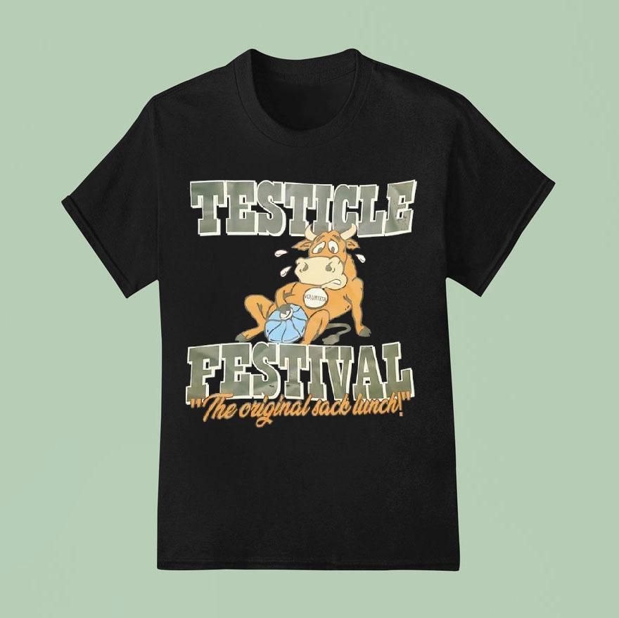 Volunr Testicle Festival The Original Lunch T Shirt