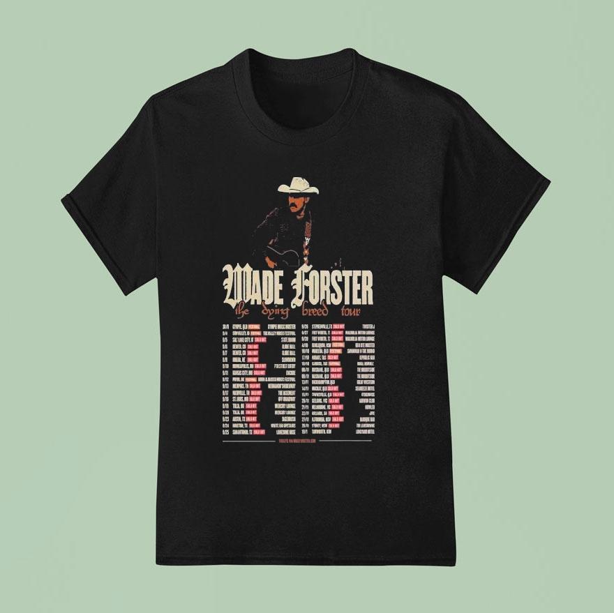 Wade Forster The Dying Breed Tour T Shirt