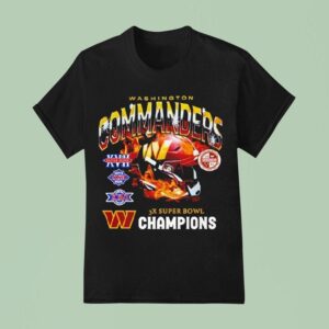 Washington Commanders X Super Bowl World Champions T Shirt