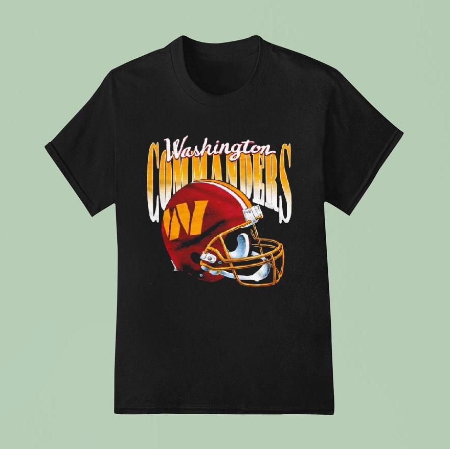 Washington Commanders Gradient Helme T Shirt