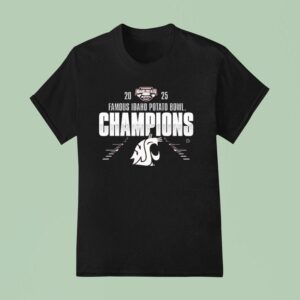 Washington State Cougars Famous Idaho Potato Bowl Champions T Shirt