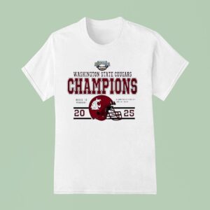 Washington State Cougars Potato Bowl Champions T Shirt