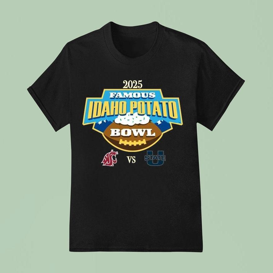 Washington State Cougars Vs Utah Utes Famous Idaho Potato Bowl T Shirt
