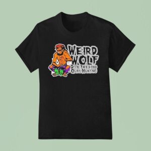 Weird Wolf Dixie Fried And Quail Hunting Goat Cartoon T Shirt