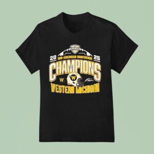 Western Michigan Broncos Mac Football Champions T Shirt