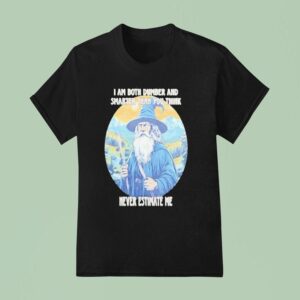 Wizard I Am Both Dumber And Smarter Than You Think Never Estimate Me T Shirt