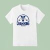 Yoakum Champions A D Football State Championship Logo T Shirt