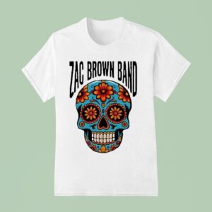 Zac Brown Band Skull T Shirt