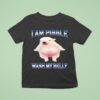 Am Pibble Wash My Belly Funny Dog Clean My Belly Meme T Shirt