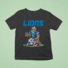 Battle Mascots Detroit Lions Beat Minnesota Vikings T Shirt