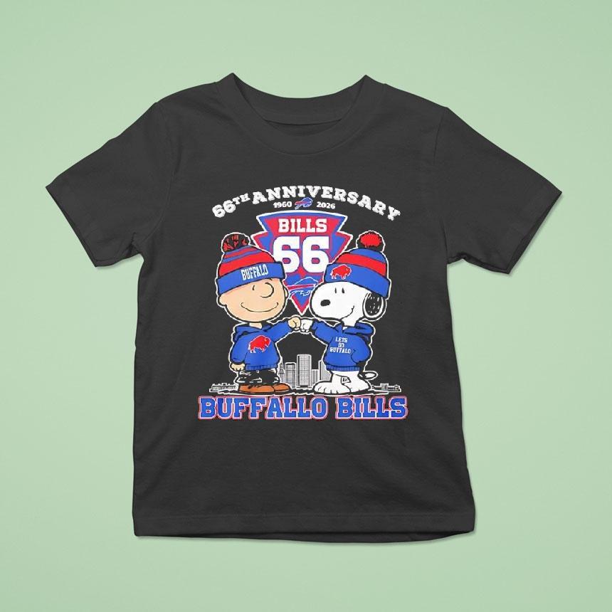 Buffalo Bills Th Anniversary Peanuts Characters T Shirt Buffalo Bills Th Anniversary Peanuts Characters T Shirt