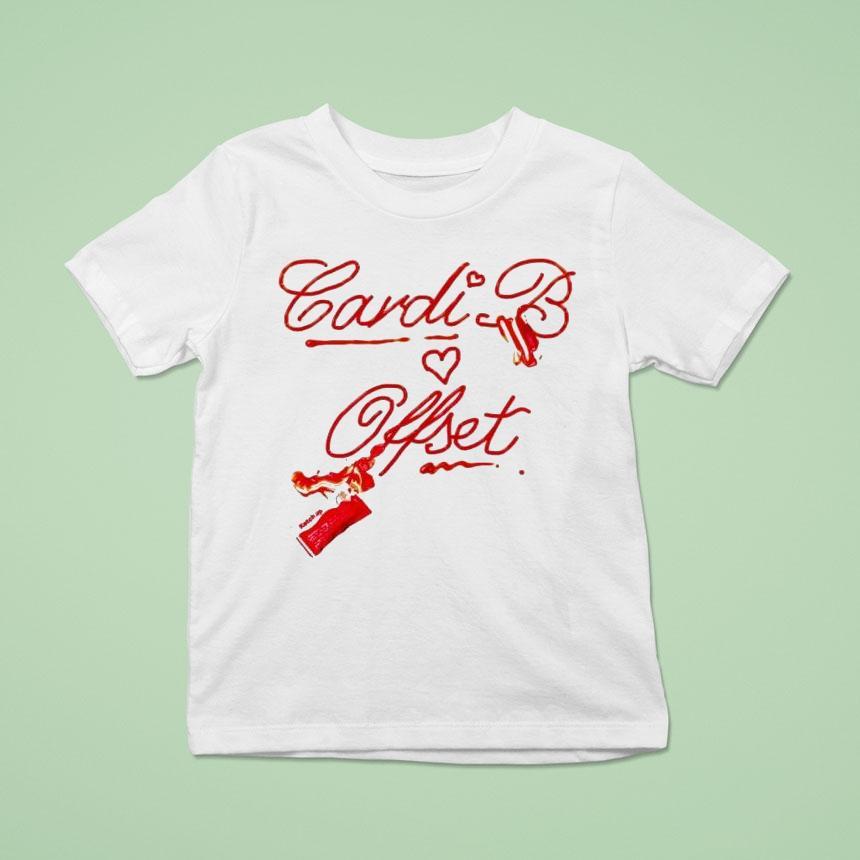 Cardi B Offset French Fry Hear T Shirt Cardi B Offset French Fry Hear T Shirt