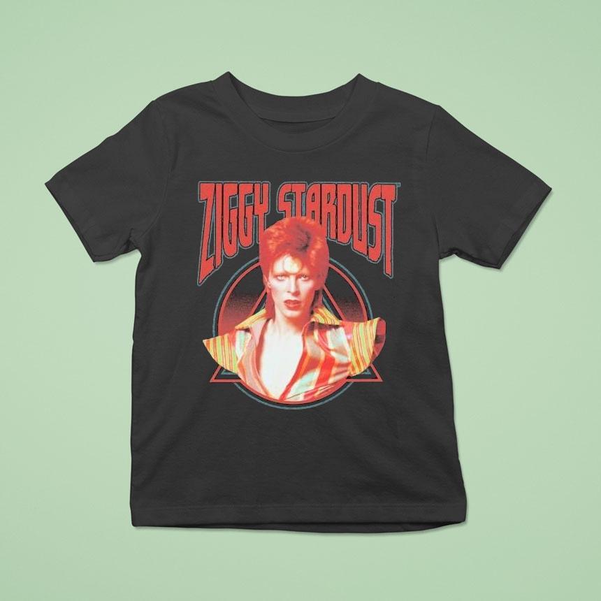 David Bowie Ziggy Stardust Photo T Shirt David Bowie Ziggy Stardust Photo T Shirt
