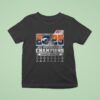 Denver Broncos Afc West Division Champions Helmet Name Roster T Shirt