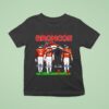 Denver Broncos Graphic Apparel Signatures Coach And Players T Shirt