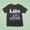 Detroit Ls The Lions With Abbey Road Players Signatures T Shirt