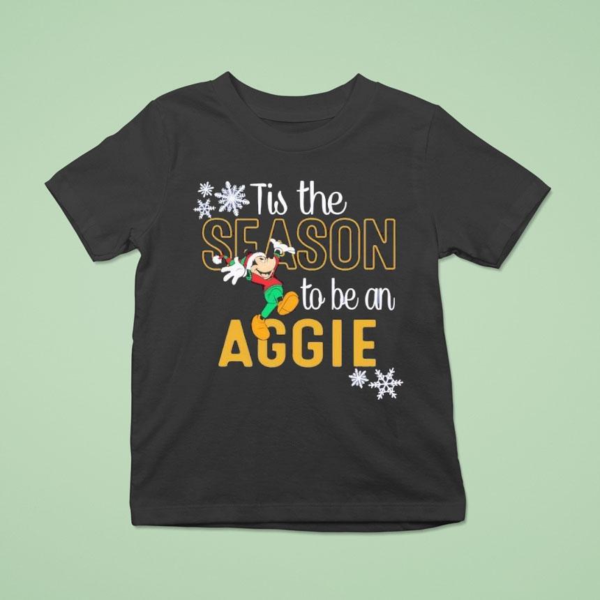 Disney Tis The Season To Be An Aggie T Shirt Disney Tis The Season To Be An Aggie T Shirt