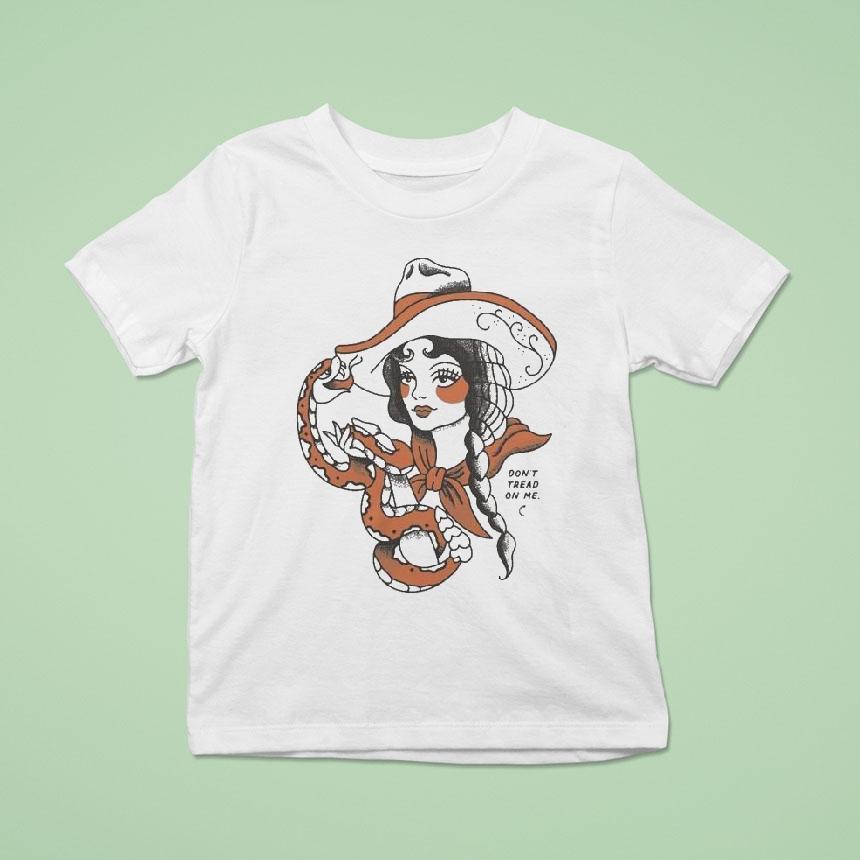 Don T Tread On Me Turning Point Usa Cowgirl T Shirt Don T Tread On Me Turning Point Usa Cowgirl T Shirt