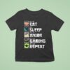 Eat Sleep Anime Gaming Repeat Gamer T Shirt