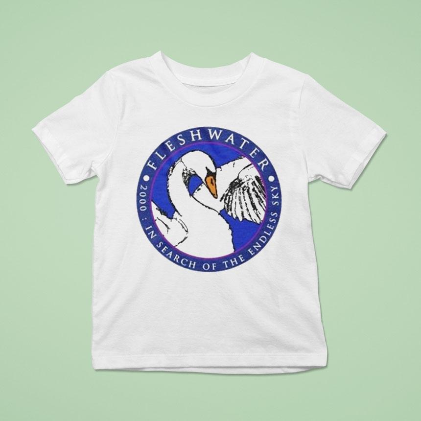 Fleshwater In Search Of The Endless Sky Swan T Shirt Fleshwater In Search Of The Endless Sky Swan T Shirt