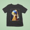 Frog Vermeer S Girl With A Pearl Earring Parody Meme T Shirt