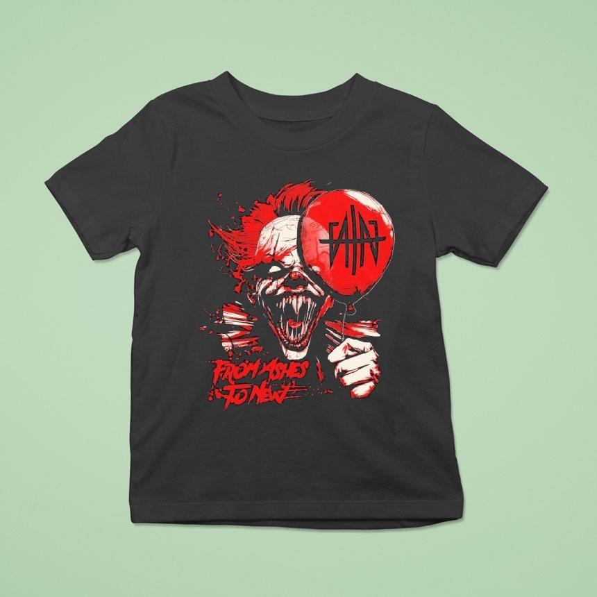 From Ashes To New Pennywise Balloon T Shirt From Ashes To New Pennywise Balloon T Shirt