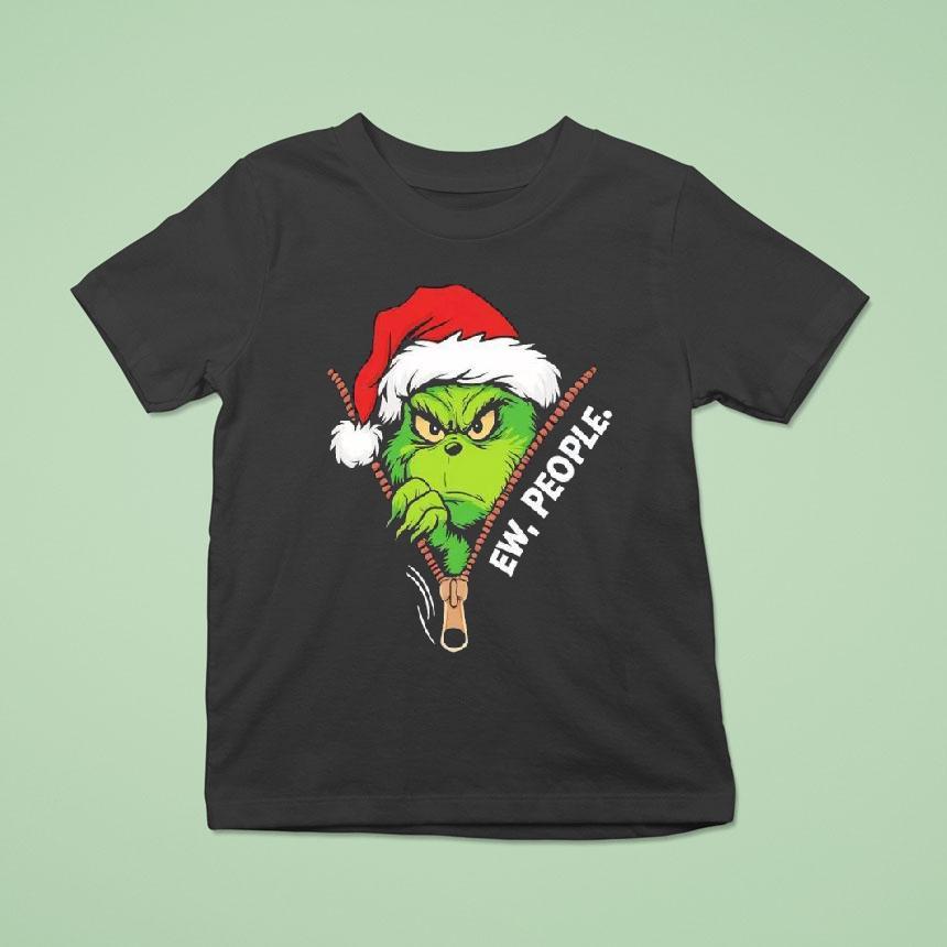 Grinch Ew People Christmas Green Monster Graphic T Shirt Grinch Ew People Christmas Green Monster Graphic T Shirt