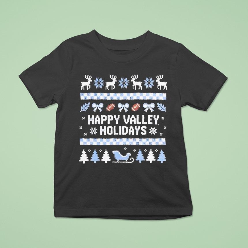 Happy Valley Holidays Christmas T Shirt Happy Valley Holidays Christmas T Shirt