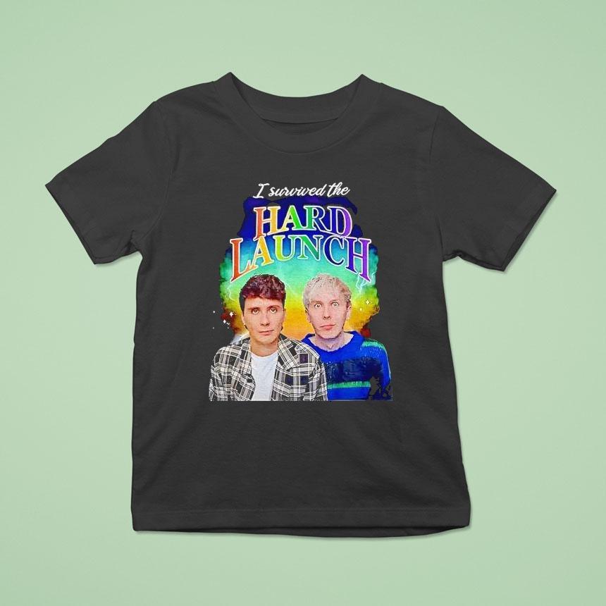 I Survived The Hard Launch Dan And Phil Phan T Shirt I Survived The Hard Launch Dan And Phil Phan T Shirt