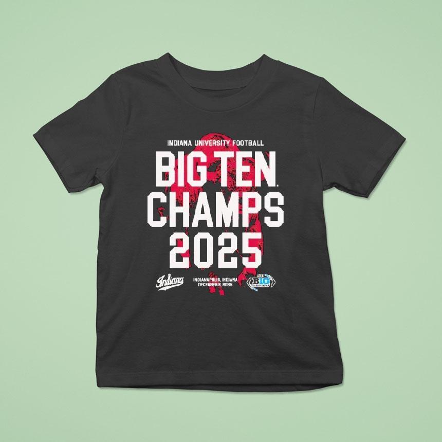 Indiana Big Ten Champs Bison T Shirt Indiana Big Ten Champs Bison T Shirt
