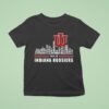 Indiana Hoosiers Skyline Names T Shirt