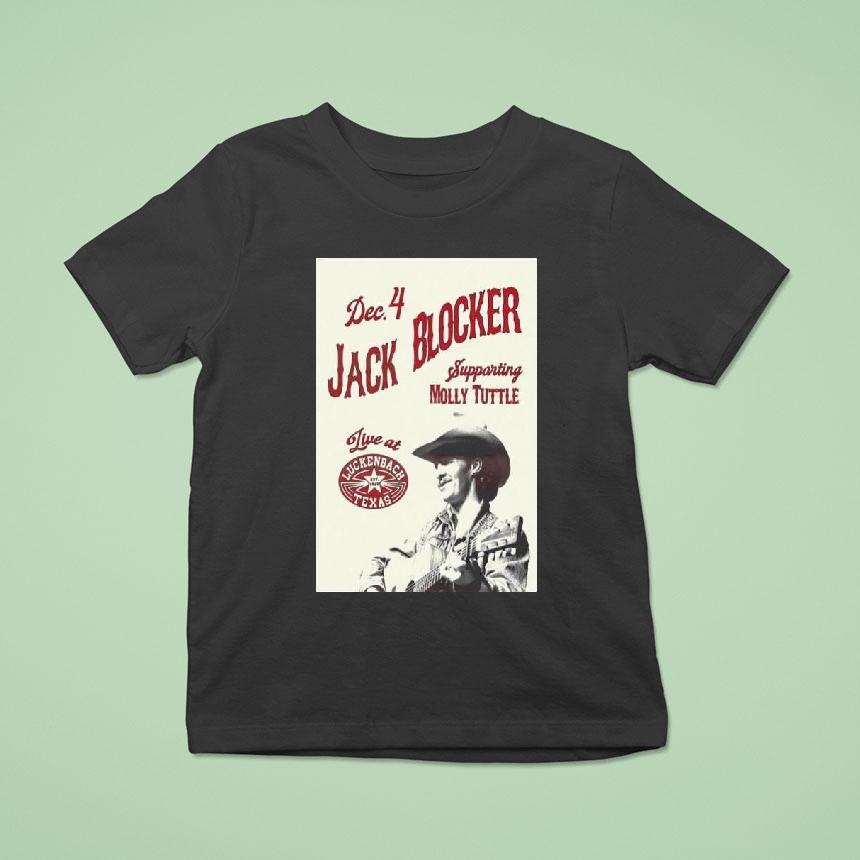 Jack Blocker Luckenbach Texas December Concer T Shirt Jack Blocker Luckenbach Texas December Concer T Shirt