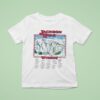Jackson Hole Wyoming Trail Map Logo T Shirt