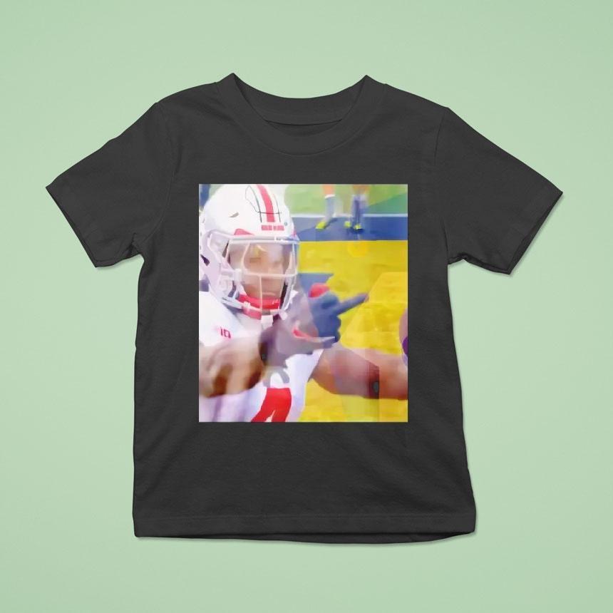 Jeremiah Smith Flips Off Michigan Fan T Shirt Jeremiah Smith Flips Off Michigan Fan T Shirt