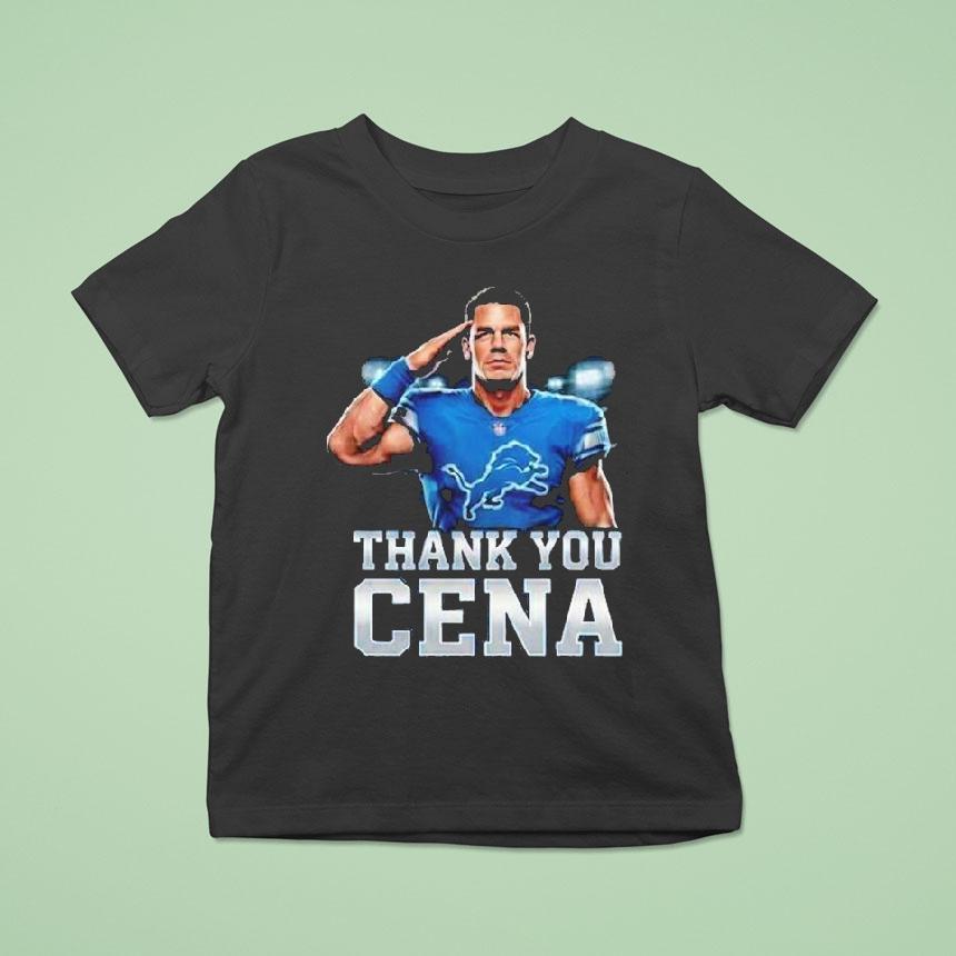 John Cena X Detroit Lions Nfl Thank You Cena Wwe Legend Final Match December Retirement Tour T Shirt John Cena X Detroit Lions Nfl Thank You Cena Wwe Legend Final Match December Retirement Tour T Shirt