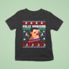 Los Temerarios Dog Feliz Navidad Ugly Christmas T Shirt